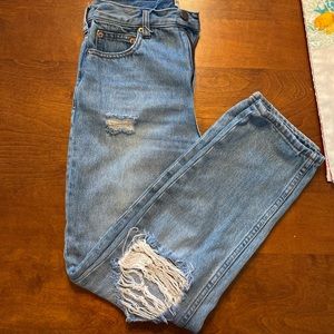 Free People mid-rise Mom Jean